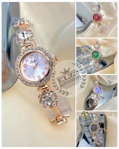 Reloj Pulsera Redondo con Brillos - Miniatura 2