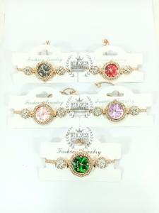 Reloj Pulsera Redondo con Brillos - Miniatura 3