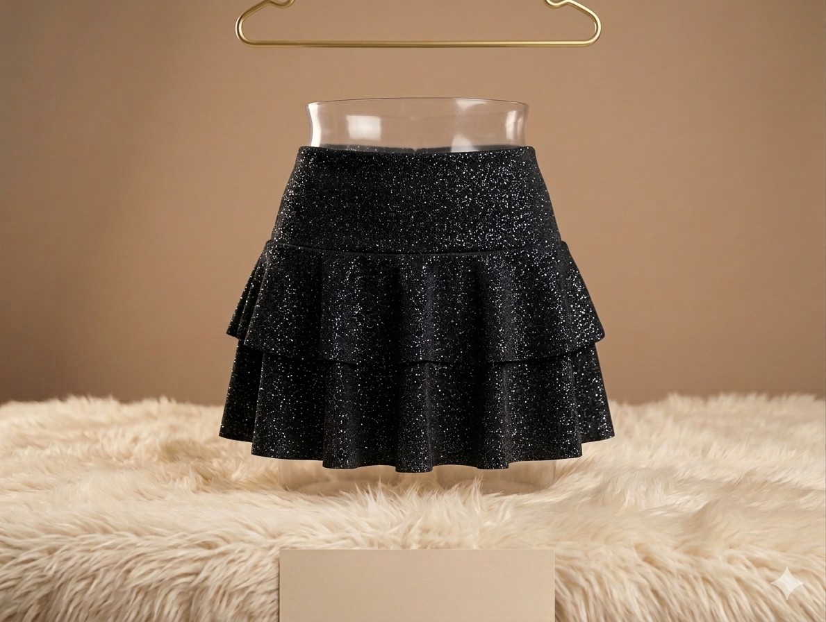 Short Pollera con Brillo - Imagen 3