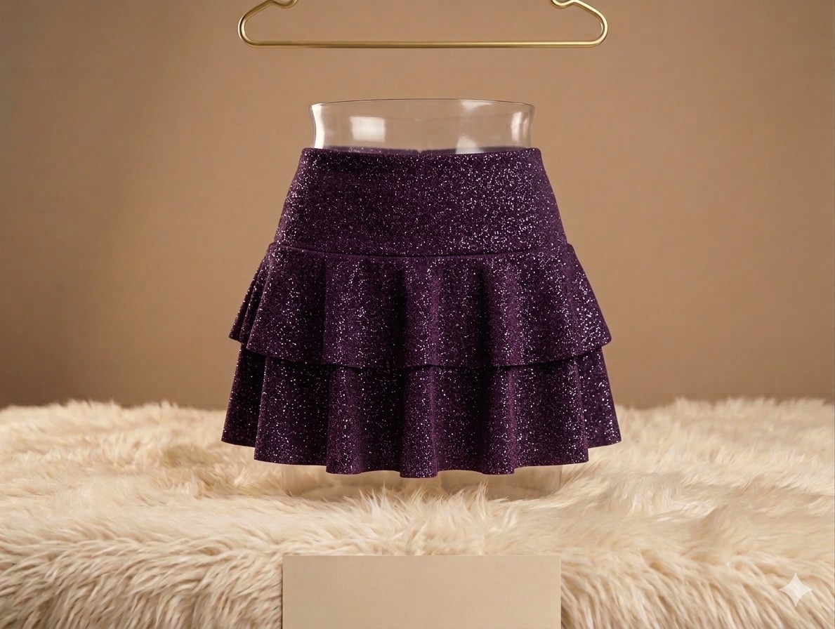 Short Pollera con Brillo - Imagen 4
