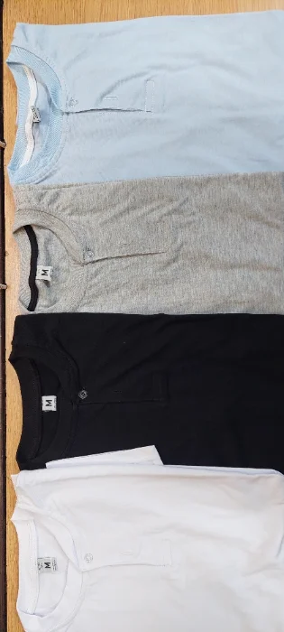 Remera Botón de Algodón