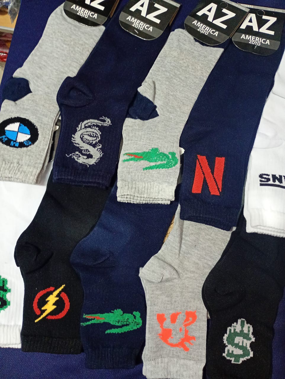 Medias Tennis Estampadas Hombre - Imagen 3