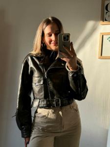 Cuero Lulu Vintage Dama Yd