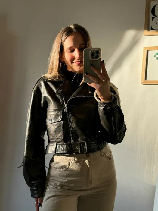 Cuero Lulu Vintage Dama Yd