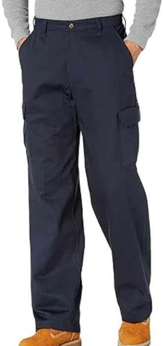 Pantalón Recto Cargo Gabardina