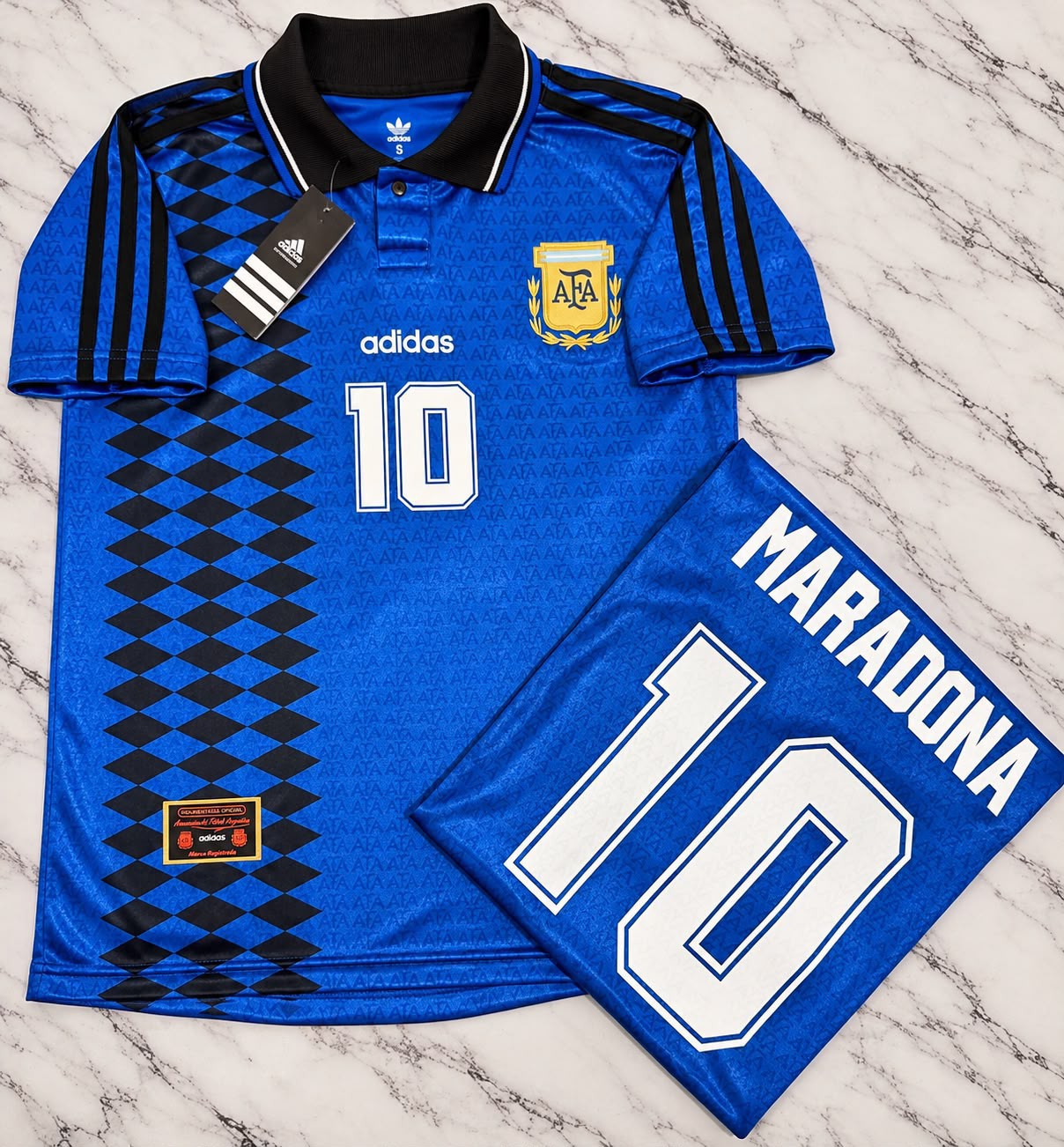 Camiseta Afa 94 Suplente Brillosa. - Imagen 3