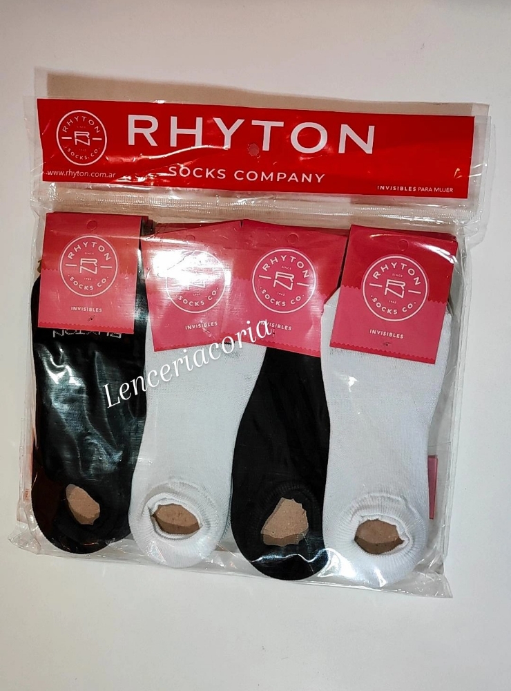 Medias Invisible B/n de Mujer (rhyton) - Imagen 2