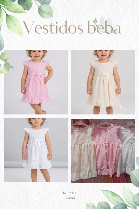 Vestidos de Bebe Broderi