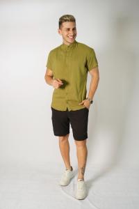 Camisa Lino M.corta