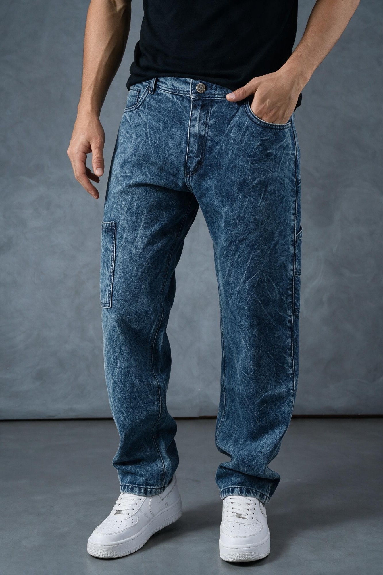 Pantalón Mom Carpintero Estilo Urbano - Imagen 5