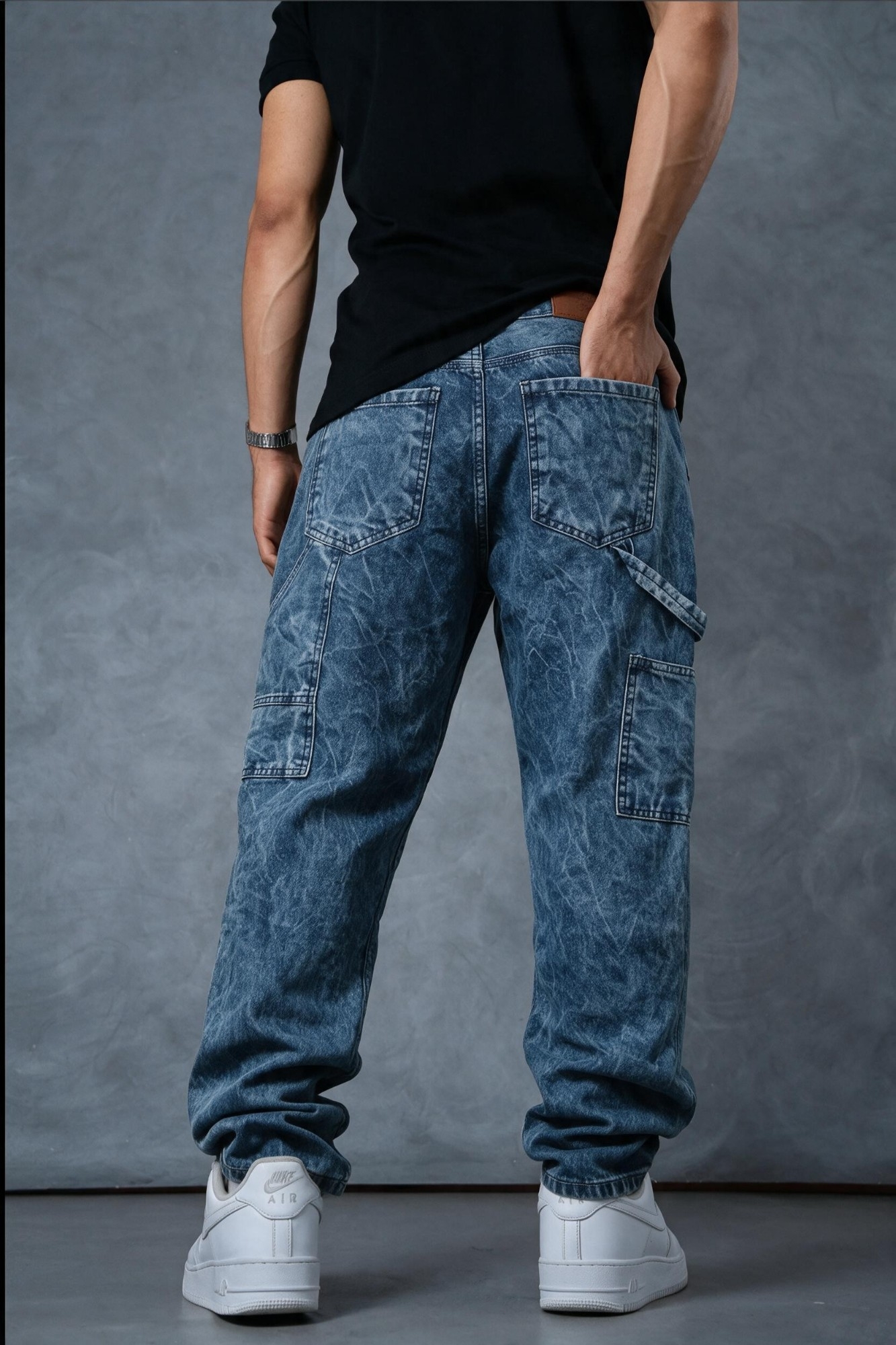 Pantalón Mom Carpintero Estilo Urbano - Imagen 6