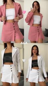 Short Pollera con Broche