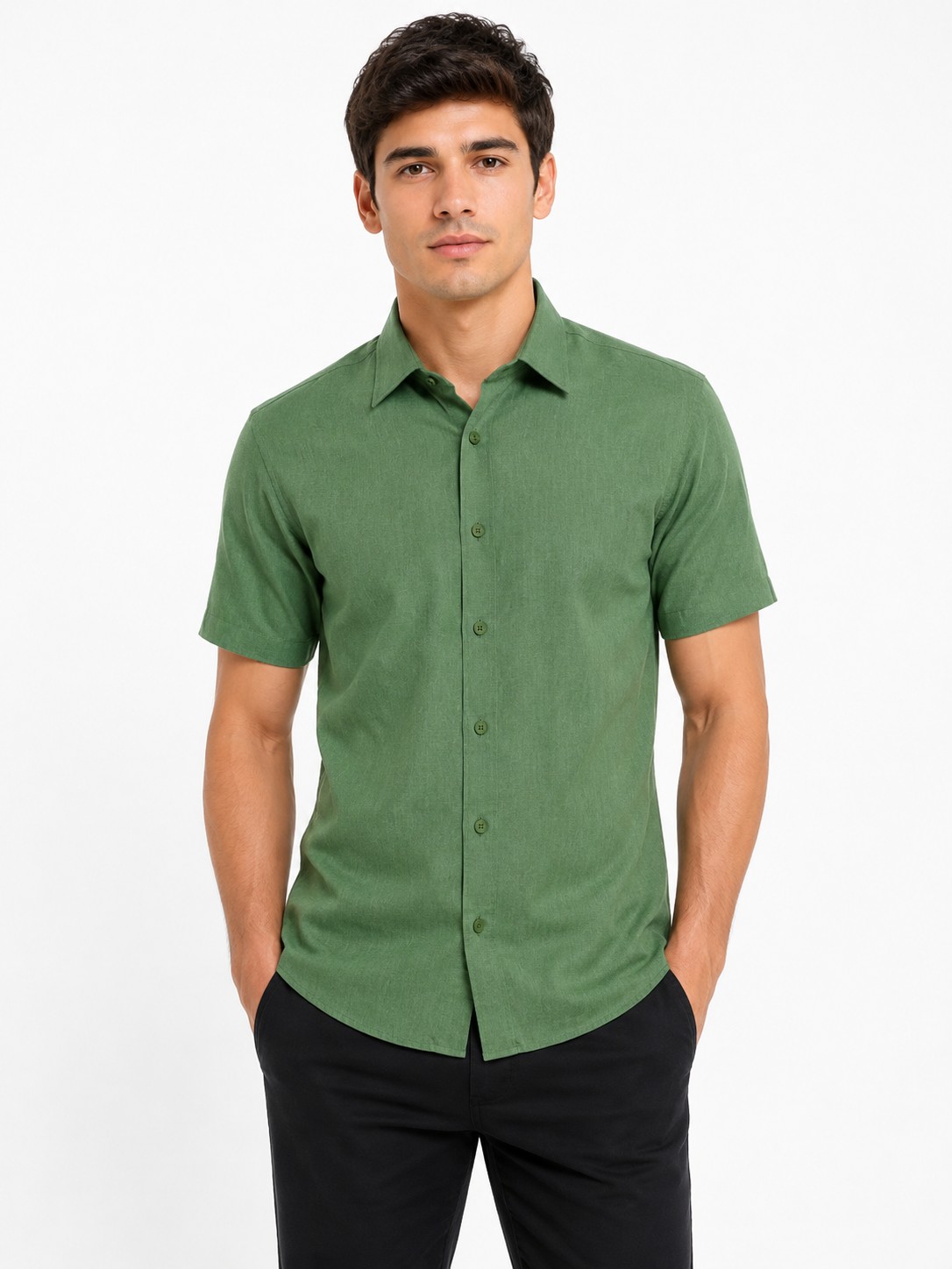 Camisa Lino C.espandex - Imagen 2