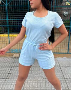 Conjunto  Wafle  Spandex de Verano