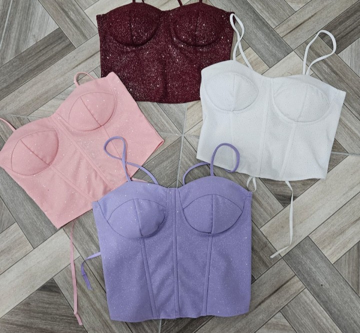 Corset/top con Brillo Importado - Imagen 3