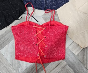 Corset/top con Brillo Importado - Imagen 4