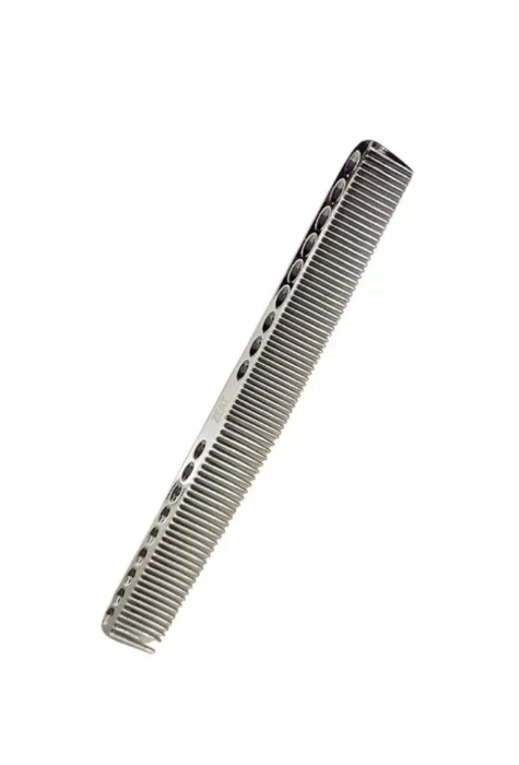 Peine de Metal Antiestático Barbería Profesional