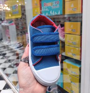 Zapatillas con Abrojo de Lona Base Antideslizantes y Plantilla Desmontable - Miniatura 5