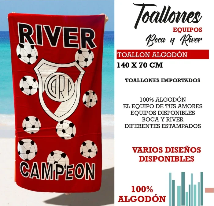 Toallones Algodón Equipos