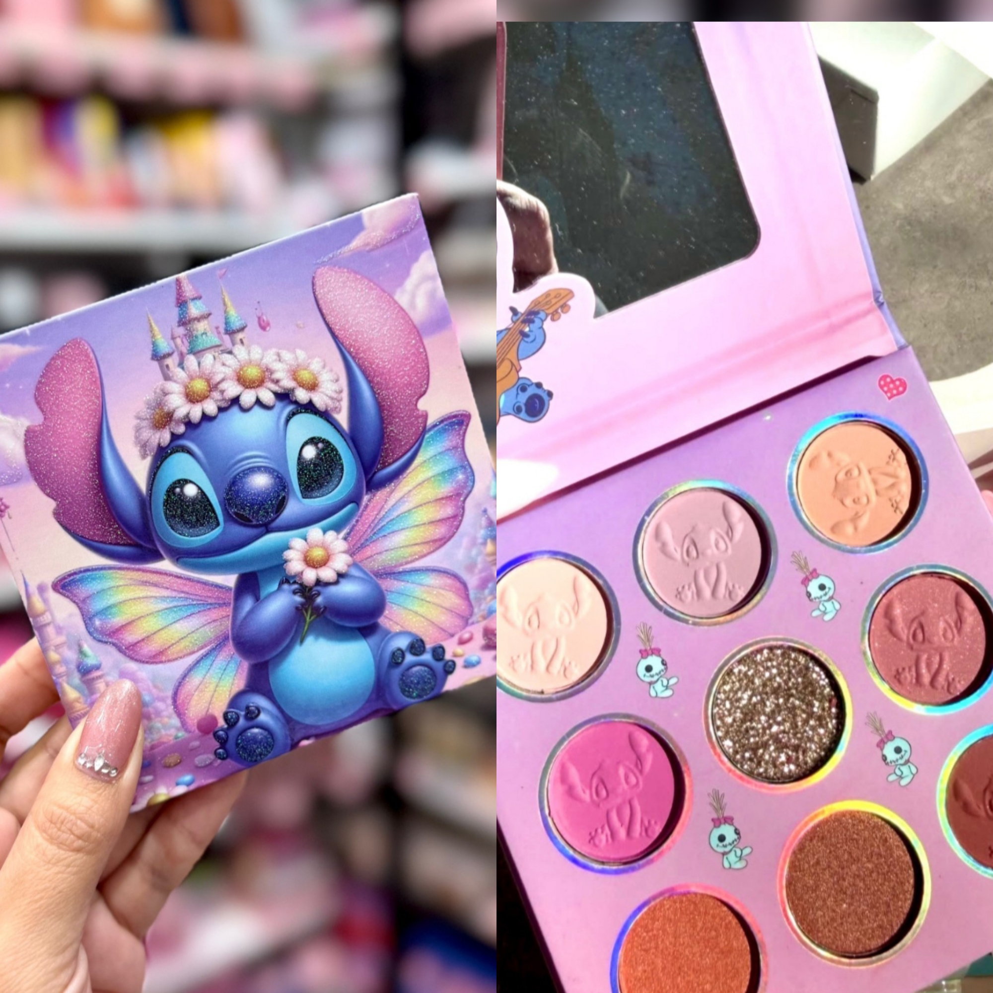 Paletita de Sombra con Espejo de Stich y Minnie (varios Modelos) - Imagen 2