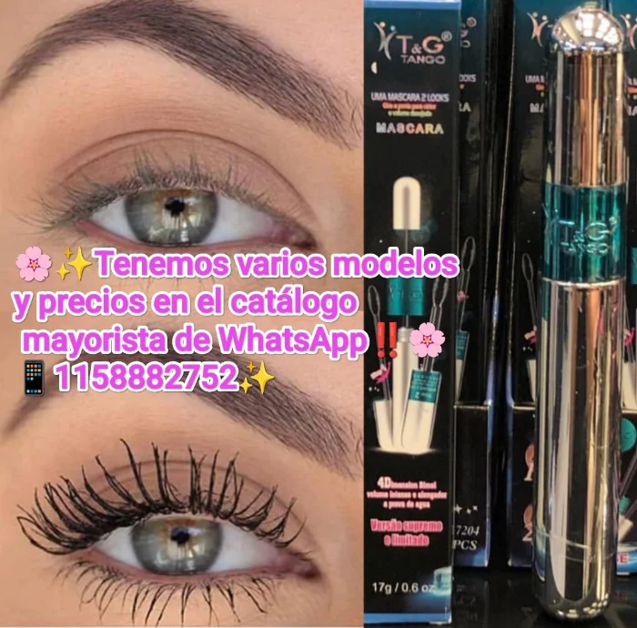 Mascara de Pestañas Negro Dos Cepillos de Tango