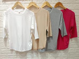 Blusa C/ Brillo 3/4 (((modal Viscosa))) - Miniatura 3