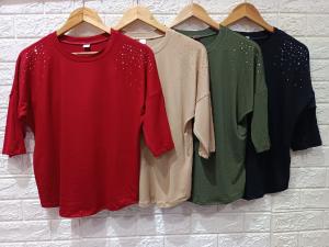Blusa C/ Brillo 3/4 (((modal Viscosa))) - Miniatura 2