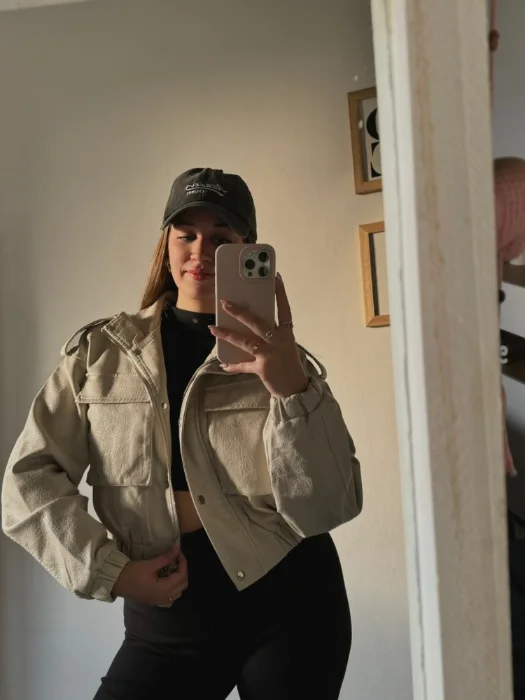 Campera Cargo Croco Dama