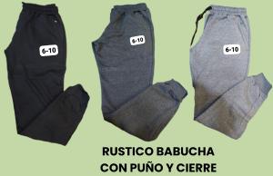Rustico Babucha con Puño y Cierre
