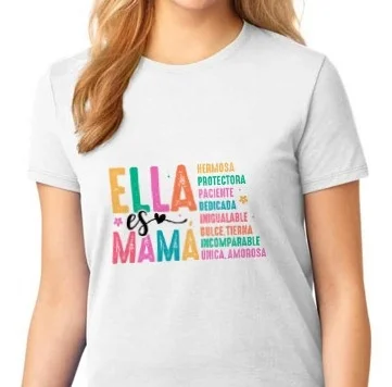 Remeras Modal Sublimado  Día de la Madre