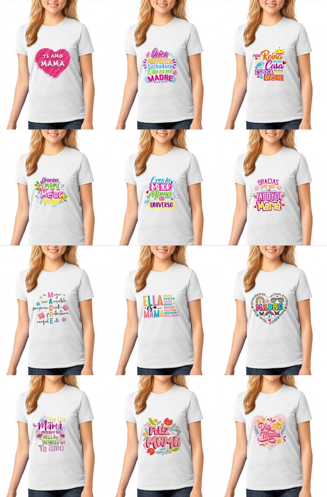 Remeras Modal Sublimado  Día de la Madre - Imagen 3