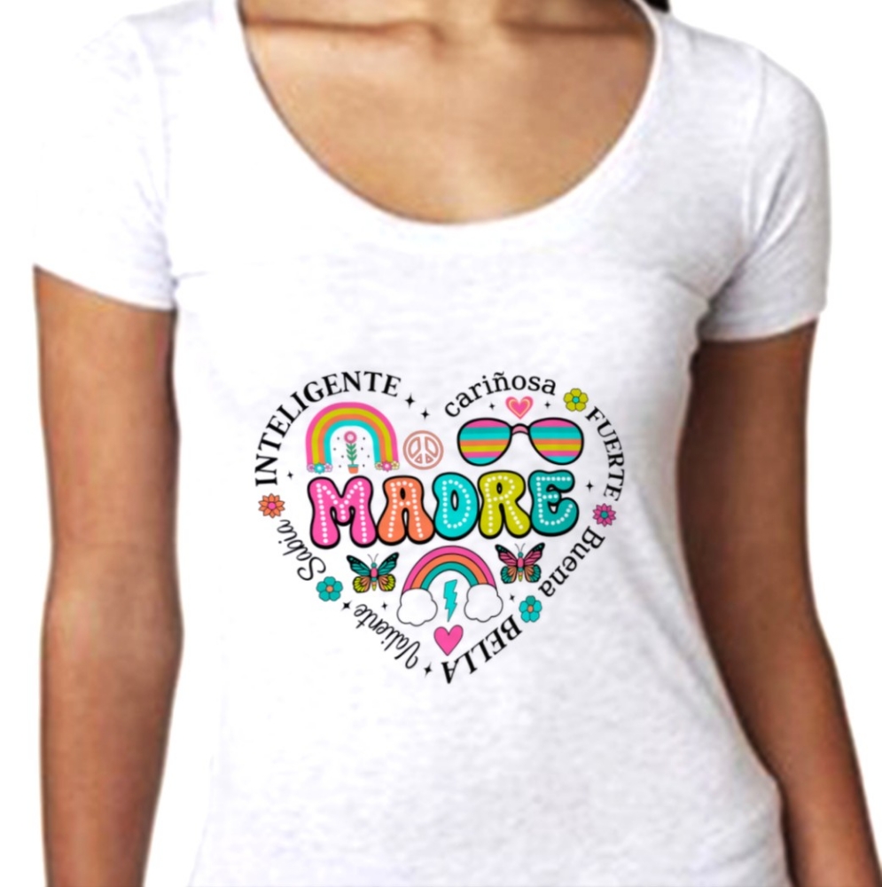 Remeras Modal Sublimado  Día de la Madre - Imagen 2