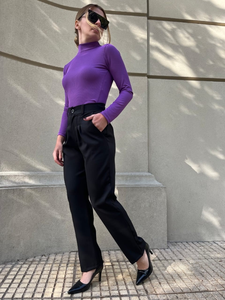 Pantalon Sactrero Negro Talle 2  3  4  5 - Imagen 2