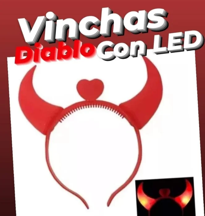 Vinchas Diablos Led