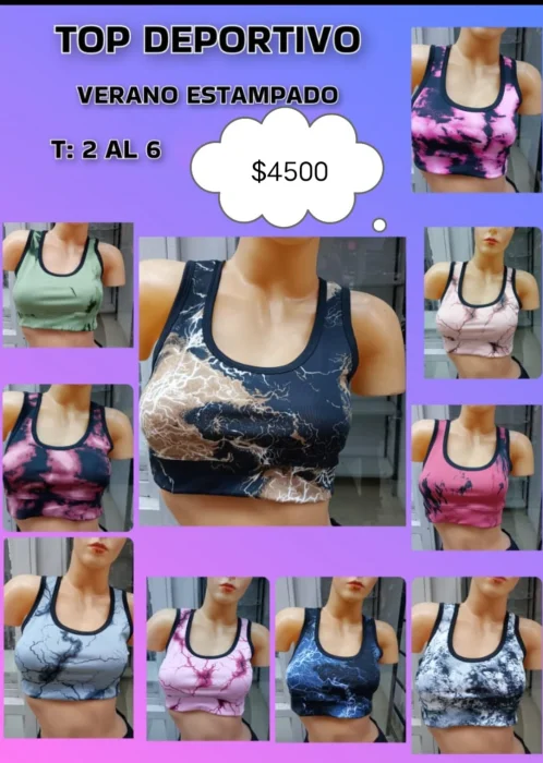 Top Estampado Retro