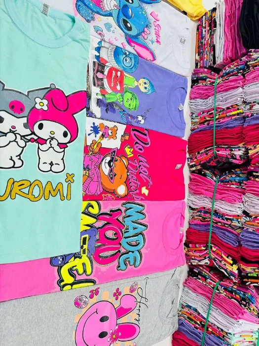 Remeras Juveniles Estampado Plastisol con Glitter