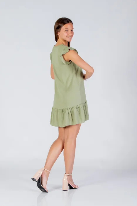 Vestido de Lino con Spandex 2 al 7