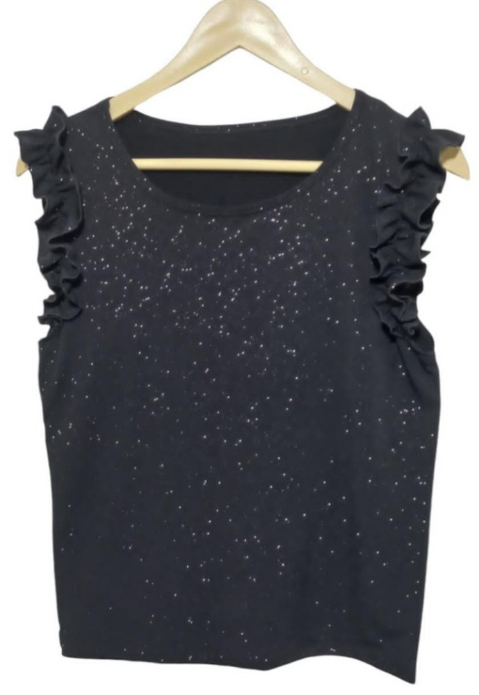 Musculosa de Lurex con Volado - Imagen 2