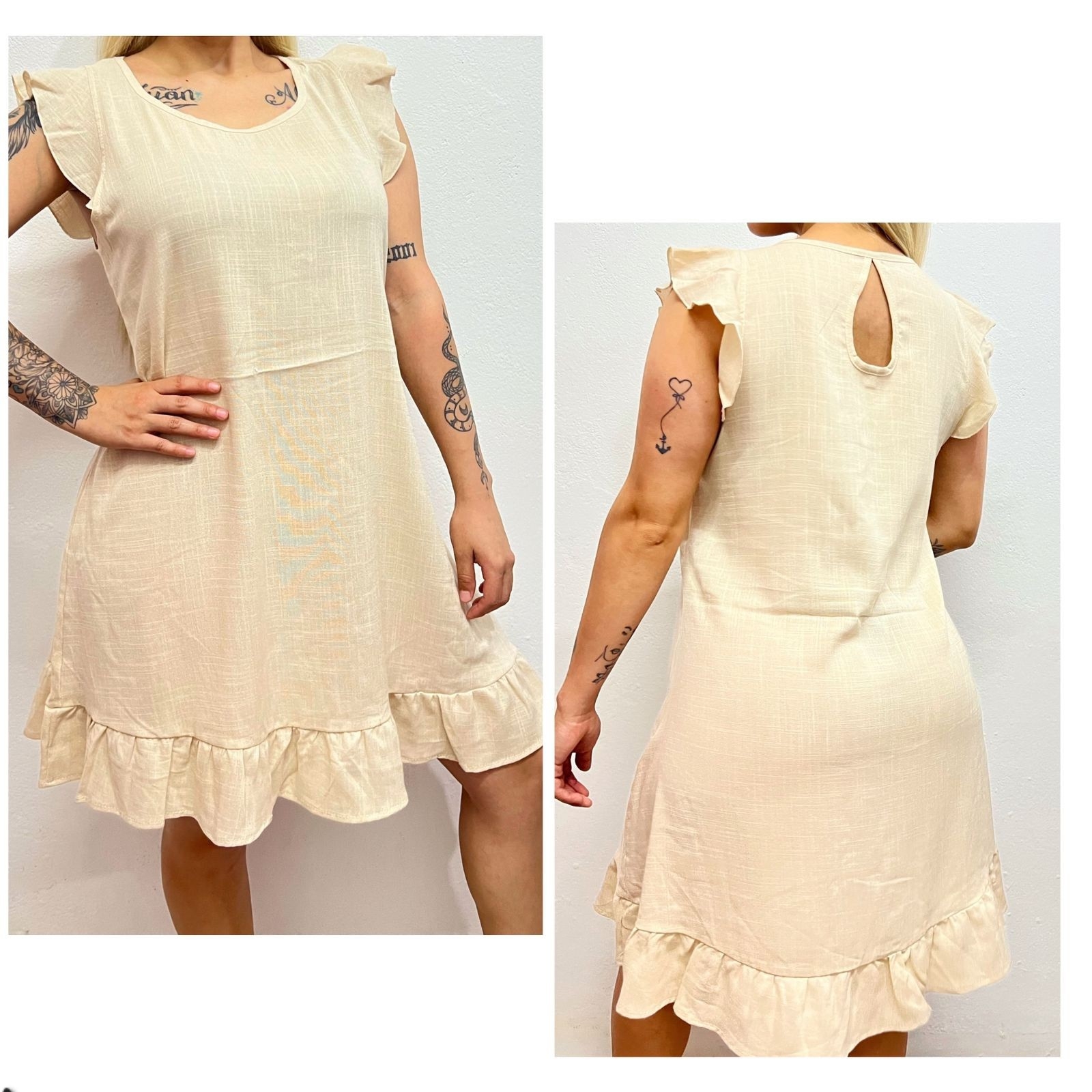 Vestido Lino Espandex - Imagen 4