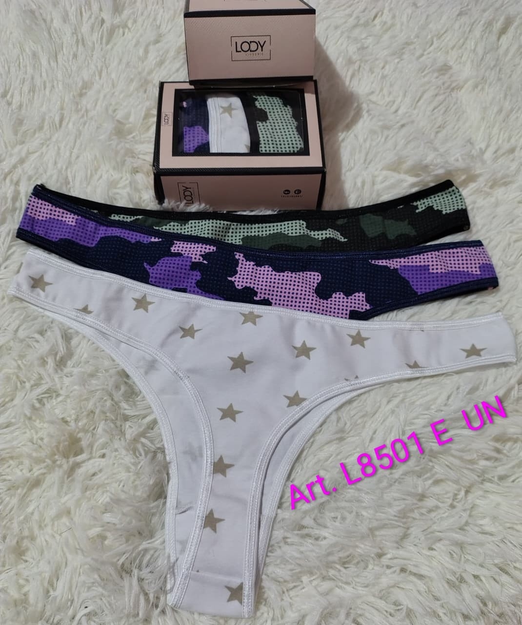 Colaless Alg/lycra Estampado Lody - Imagen 1