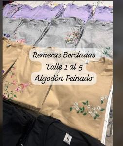 Remera Bordadas