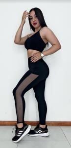 Calzas Laycra con Transparencias