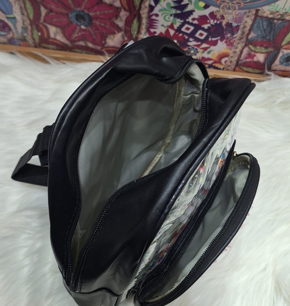 Mochilas de Nenas de Cuero Pu de Personajes con Glitter - Imagen 8