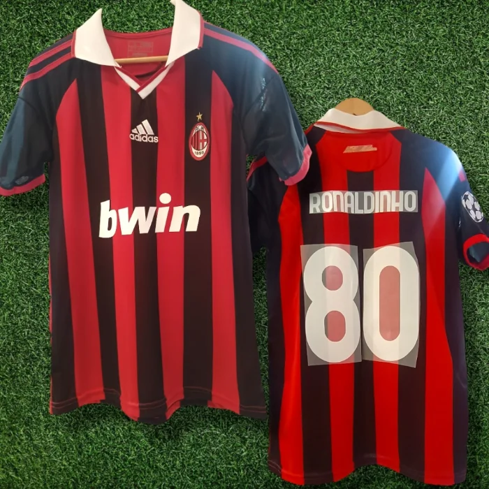 Camiseta Milan Retro 2010 Ronaldinho