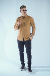 Camisa Mao Lino M.larga
