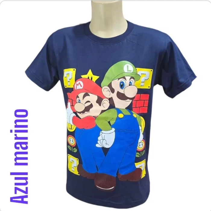 Remera Basica ( Mario Bross)