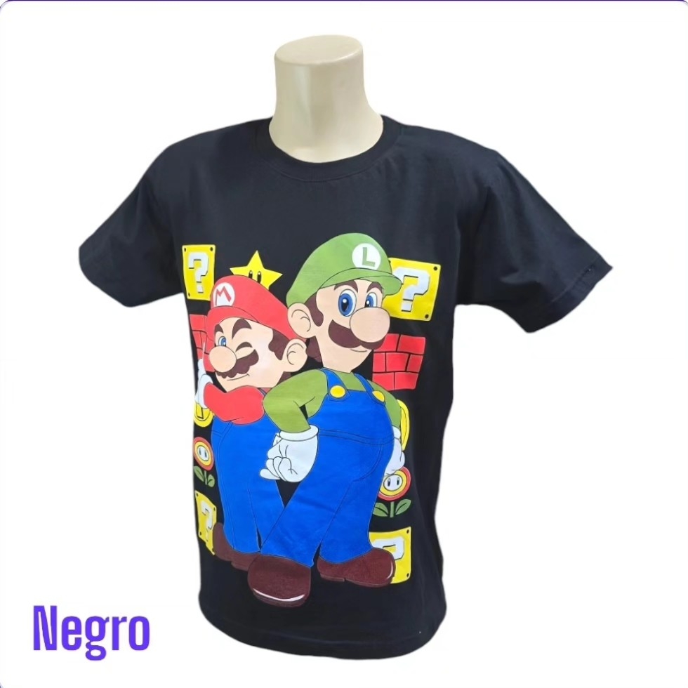 Remera Basica ( Mario Bross) - Imagen 2