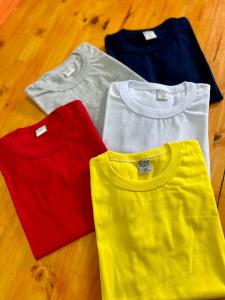 Remera Lisa - Color Blanco-negro-rojo-amarillo-azul-gris M - Miniatura 2
