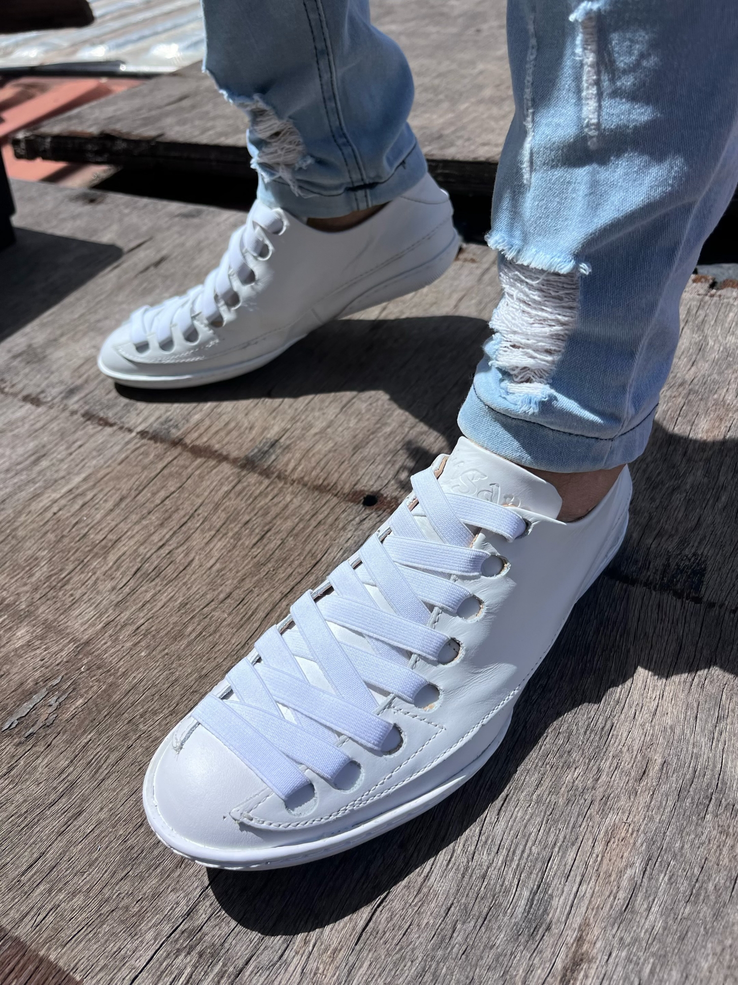 Zapatillas Mago Cuero Vacuno Suelas de Caucho - Imagen 2