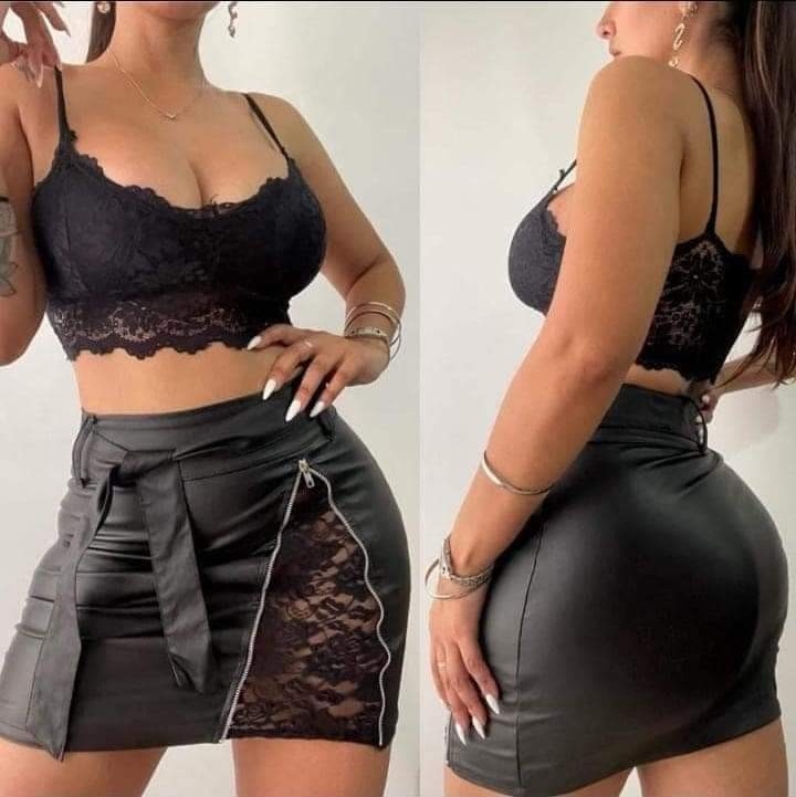 Pollera con Encaje - Imagen 1
